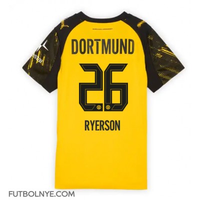 Camiseta Borussia Dortmund Julian Ryerson #26 Primera Equipación para mujer 2025-26 manga corta Camiseta Borussia Dortmund Julian Ryerson #26 Primera Equipación para mujer 2025-26 manga corta